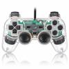 The Feel of Those PS2 PS1 Clear Vibration Analog Compatible [Relive Days!] Controller, Wired, Compatible, Color, Function, (Clear White)