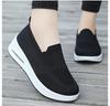Damen Frühlings Fly-Knit Luftpolster Sneaker - Atmungsaktiv, Weiche Sohle, Höhensteigernd, Bequeme Mesh Freizeitschuhe