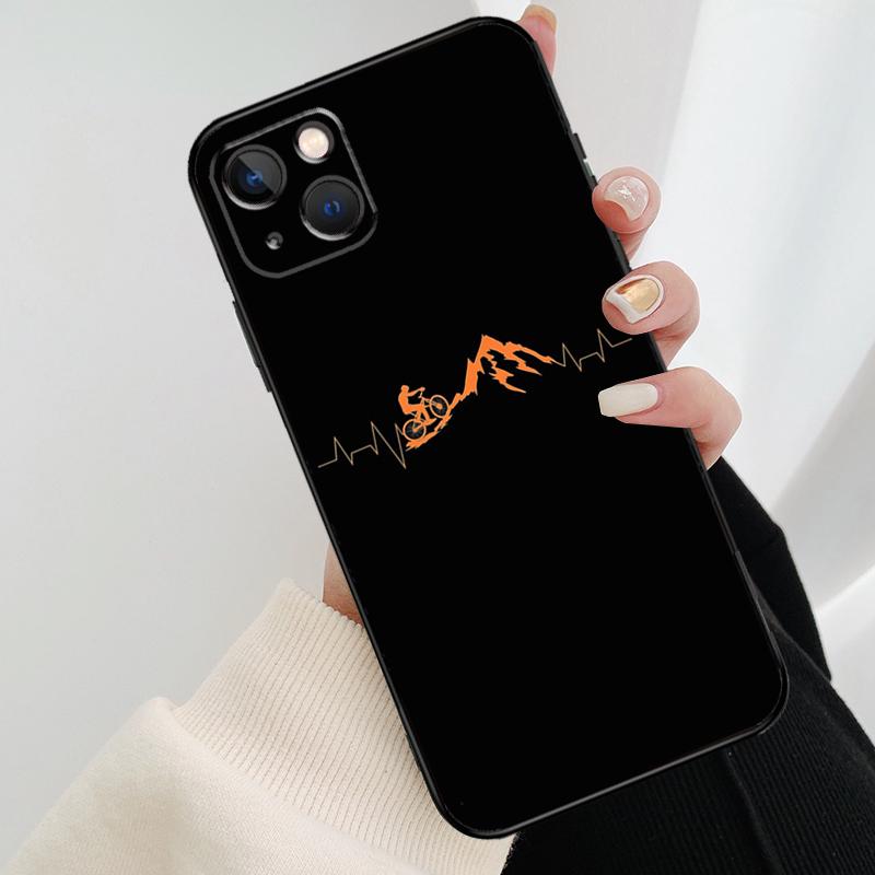 Cycling Bicycle Cycle Funny Phone Case For iPhone 17 Pro Max 14 13 12 11 15 16 Pro Max mini 16 15 Plus 16e 17 Air Cover