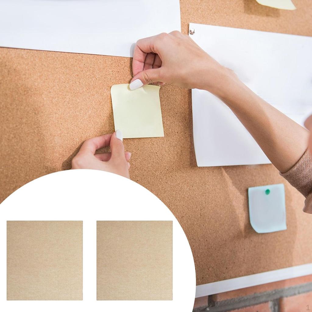 Felt Cork Pinboard Corner Board Wall Organizer with Padded Surface for Office, Home, School,