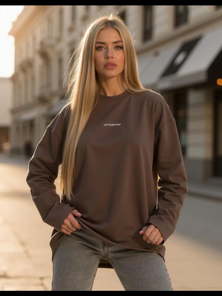 100% cotton t-shirt spring and autumn European and American style simple personality trend design sense top trend
