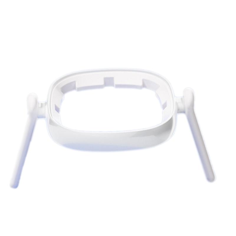 

Эргономичный дизайн ручки для бутылки Практичная и долговечная Широкая ручка Гибкий ABS-захват для кормления для молочных бутылочек белый