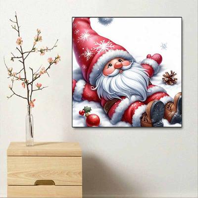 Neuer Artikel 5D DIY Vollkreis Diamantmalerei "Weihnachtsmann Cartoon" Stickerei Kreuzstich Heimdekoration Geschenk