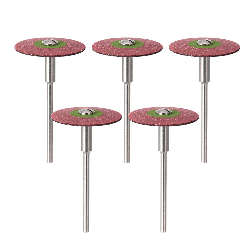 Dental Rubber Diamond Polisher Wheel Disc For Porcelain Zirconia Restorations 26mm Dental Lab Polisher