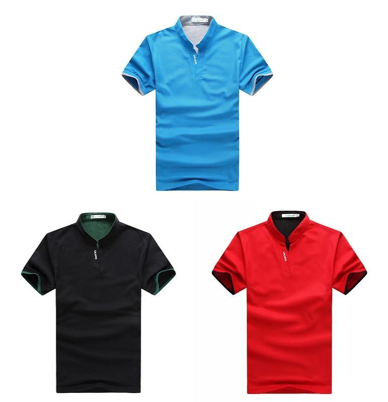 Casual Cotton Short Sleeve T Shirt For Men With V Neck And Slim Fit For Summer Wear