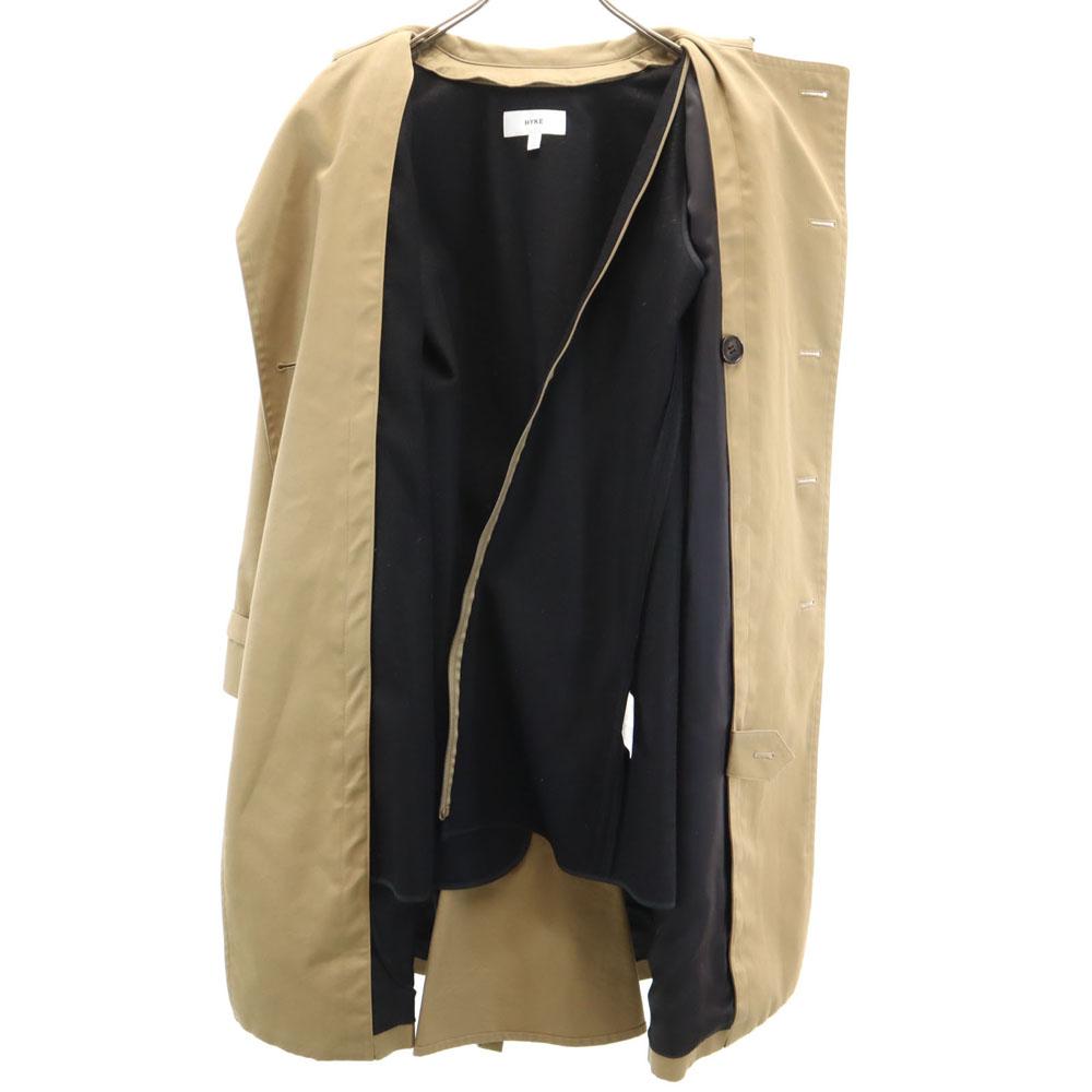 HYKE made in Japan trench coat 2 beige with wool liner Women Used
