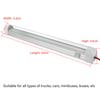 1pcs 12V 24V 72 LED Bar Car Interior Light Lamp Strip Light Bar On/Off Switch for Van Lorry Truck Camper Caravan Camping RV