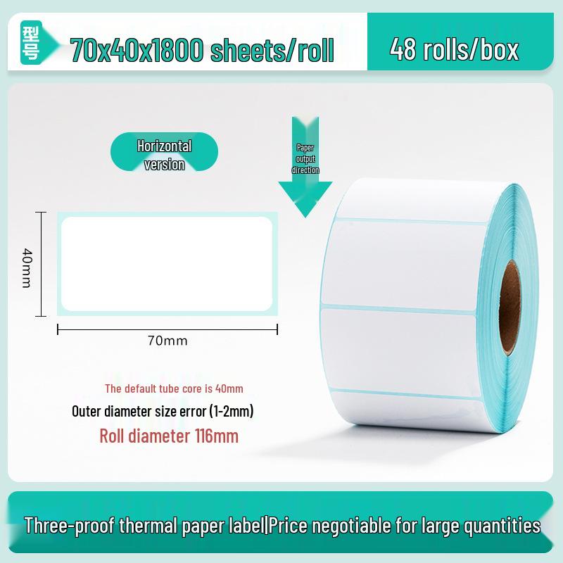 100x150 Self-Adhesive Thermal Paper Labels for Logistics