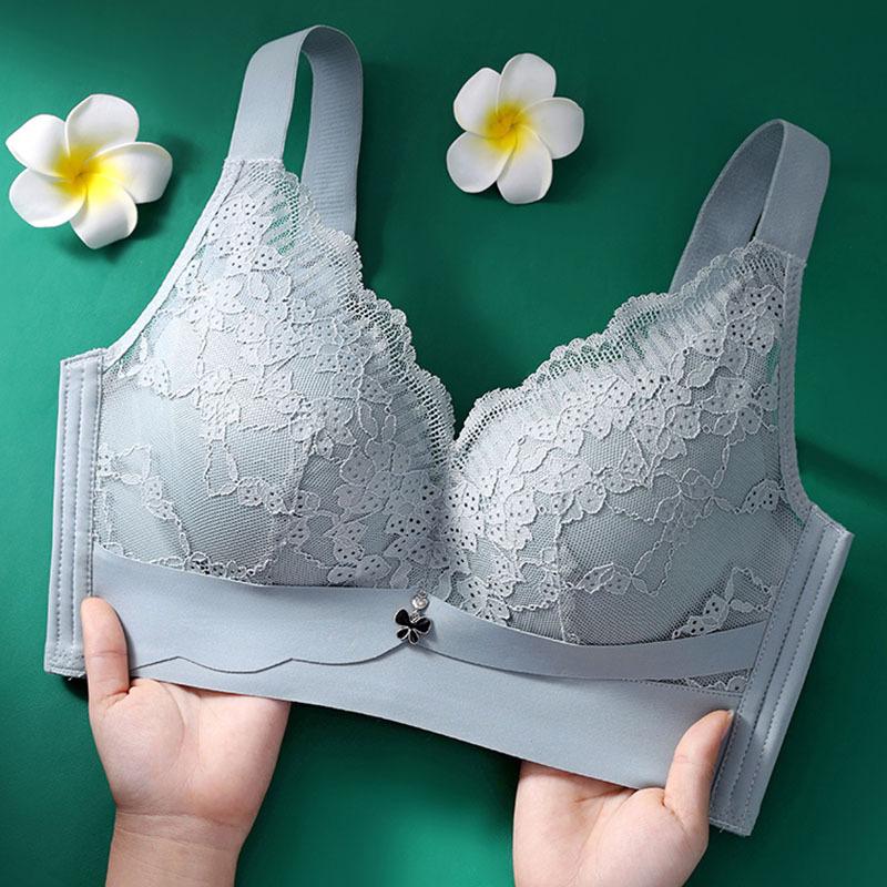 Large-sized Bra Women's Thin Cup Underwear Lactation Adjustment Bra Push Up Bra