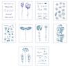 MIR WAY Real Tattoo Sticker Henna Semi-permanent Tattoo Sticker 10-Piece Set 1 Pcs MWE-D