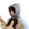 Cute Little Bear with Double sided Women's Plush New Korean Version Knitted Versatile Warm Ear Protection Thickened Fashionable Hat