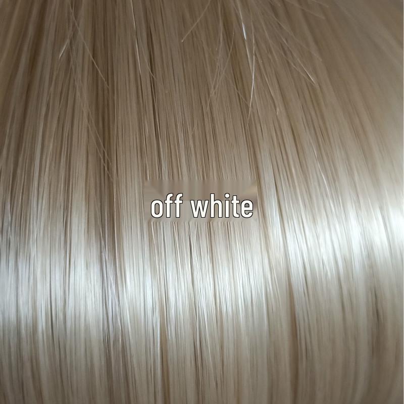 

Парик средней длины черный с челкой - Синтетическое волокно, Длинные прямые волосы для женщин