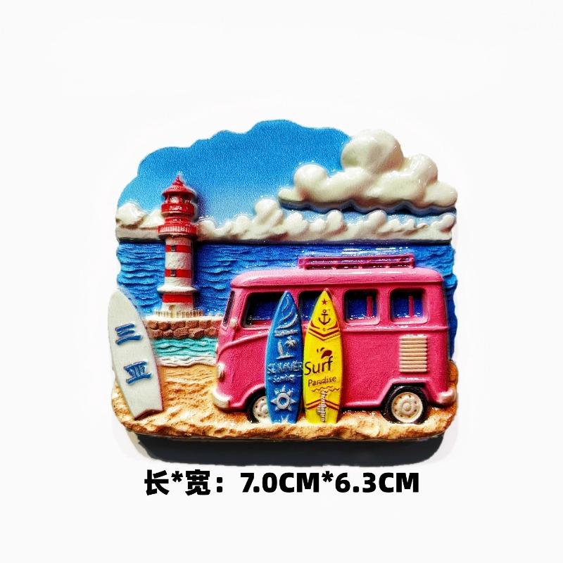 China Travel Souvenirs Suzhou Fridge Magnets Zhejiang Sanya Xinjiang Yunnan Nanjing Guizhou Gansu Fridge Stickers Birthday Gifts