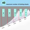 Push clip filling transparent metal clip reusable paper fastener used for documents test papers office binding clips white black 100pcs suppl