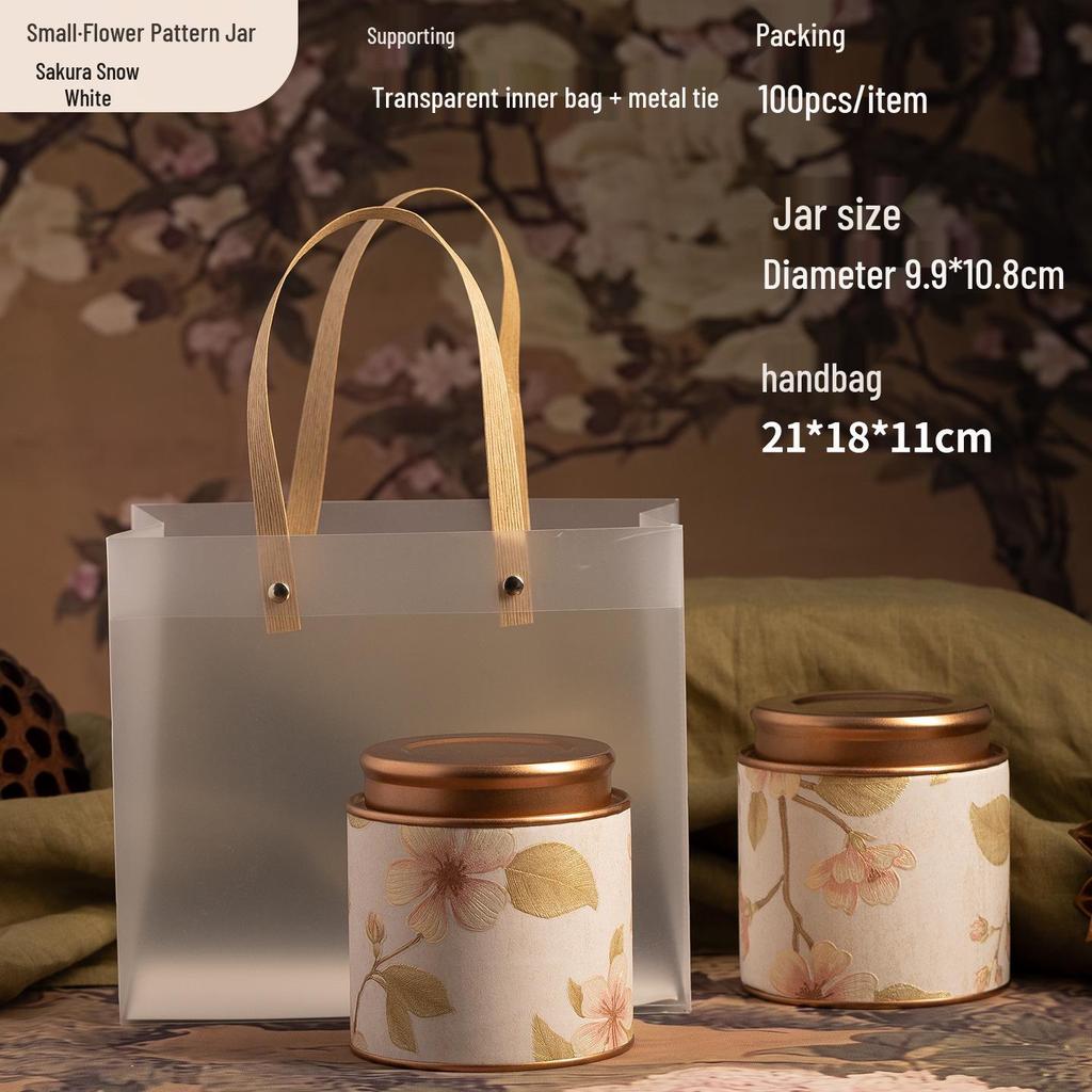 Exquisite Multi-Tea Storage Can: Sealed Container for Black, Green, Jasmine, White, & Oolong Tea.