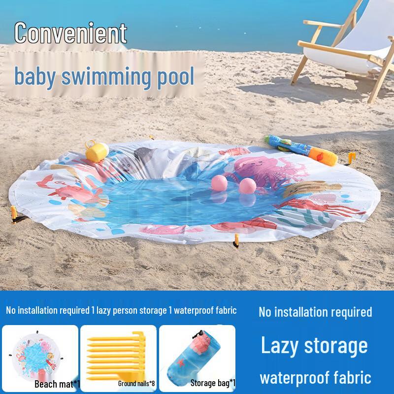 OEING Foldable 2-in-1 Camping Mat & Beach Blanket