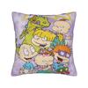 Decorative Pillowcase Cartoon R-Rugrats Merch Seater  Throw Pillow Case Cover Square Multi Size