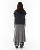 Pahisum Striped Mermaid Skirt_Charcoal