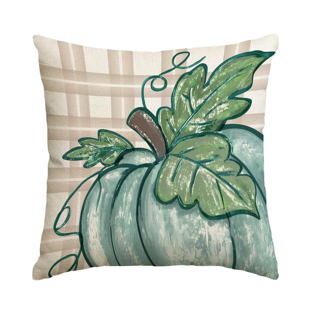1/4pcs Autumn Thanksgiving Pillow Cover, Home Sofa Cushion Cover, Suitable for Bedroom, Room, Living Room (No Pillow Core)