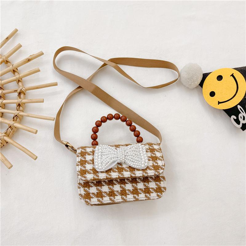 Trendy Mini Handbag For Kids Stylish Cotton And Linen Shoulder Bag For Girls