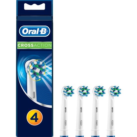 

Перезаряжаемая сменная насадка для зубной щетки Oral-B Cross Action из 4 частей