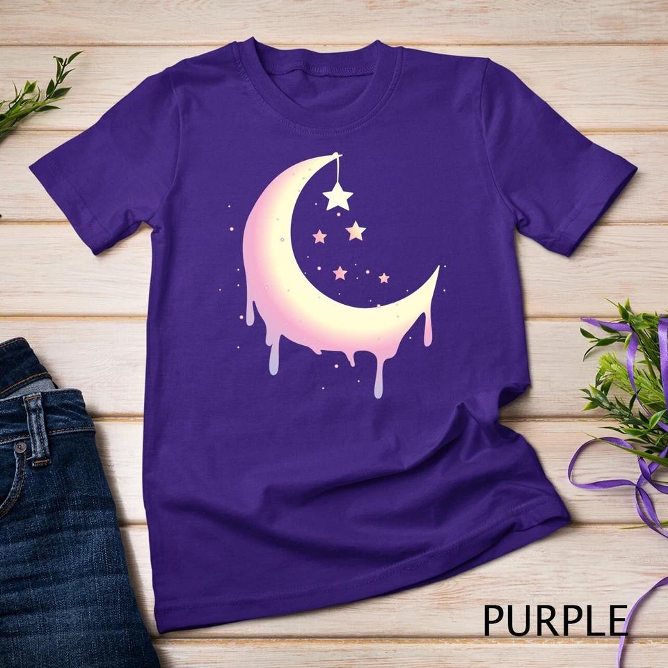Pastel Moon Goth Vaporwave Unisex T-shirt 7 M
