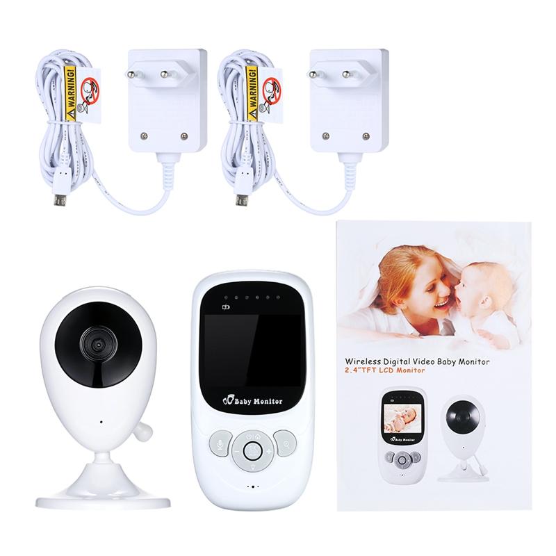 Monitor para Bebé Inalámbrico LCD Audio Video Radio Niñera Intercomunicador Portátil Cámara para Bebé Walkie Talkie para Bebé Niñera