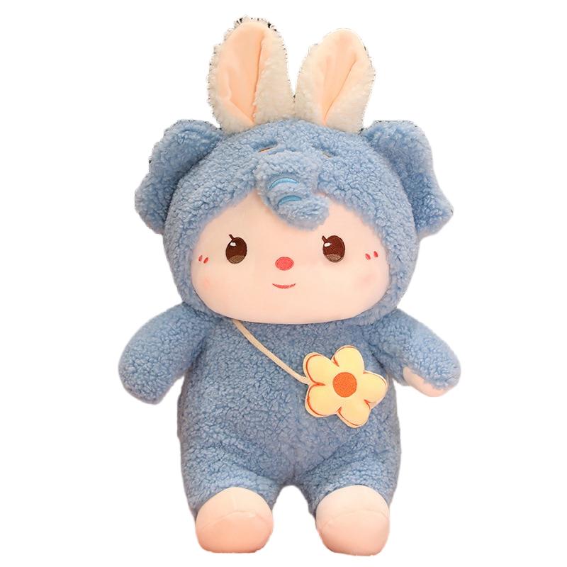 

Plush Rabbit Bunny Toy Cute Piggy Elephant Cartoon Doll Pillow Girls Kids Gift Elephant,30cm/11.81in