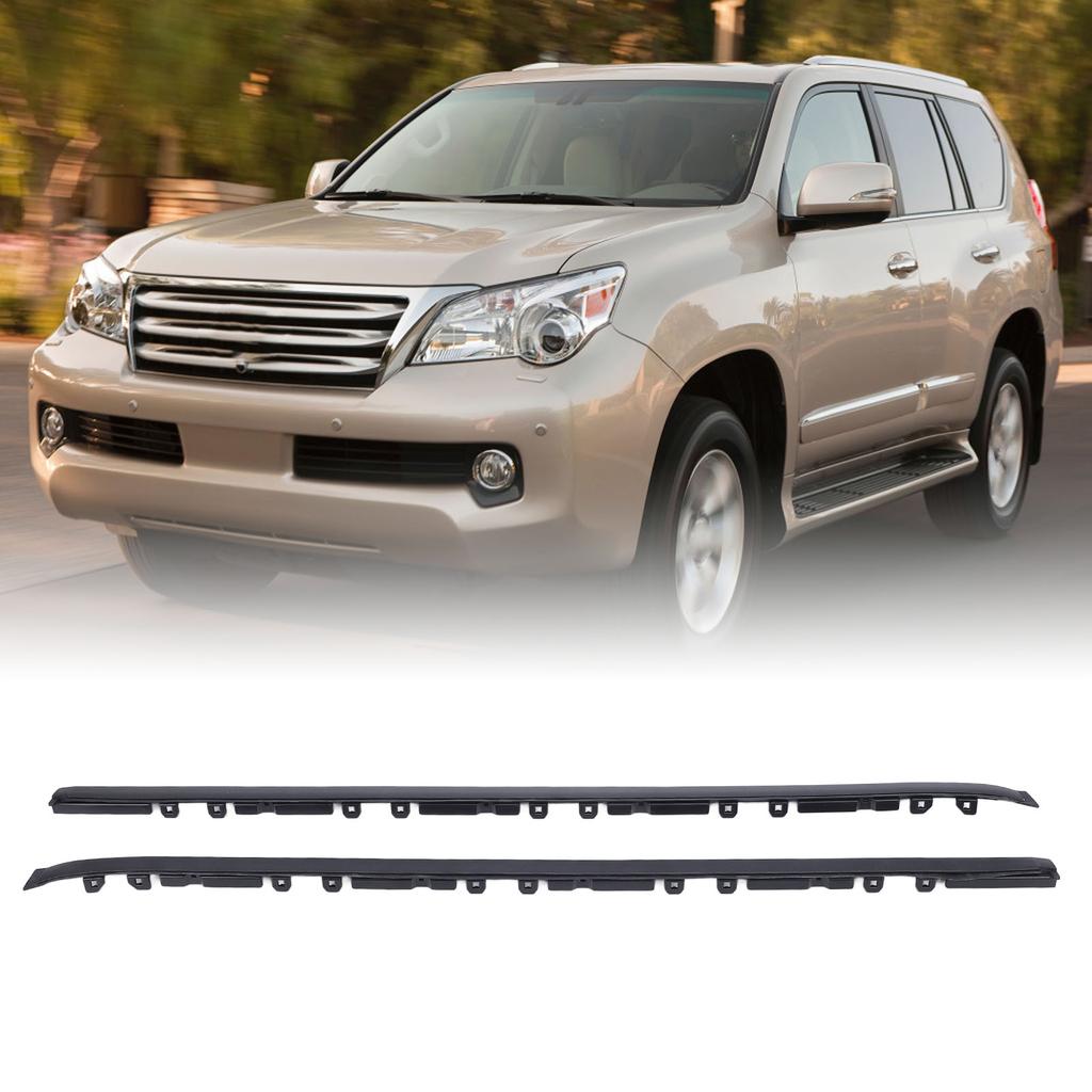 1 Pair Windshield A Pillar Molding Trim 75535-60020 Weather Resistant Protective Windscreen A Pillar Trim for GX460 2010 to 2022