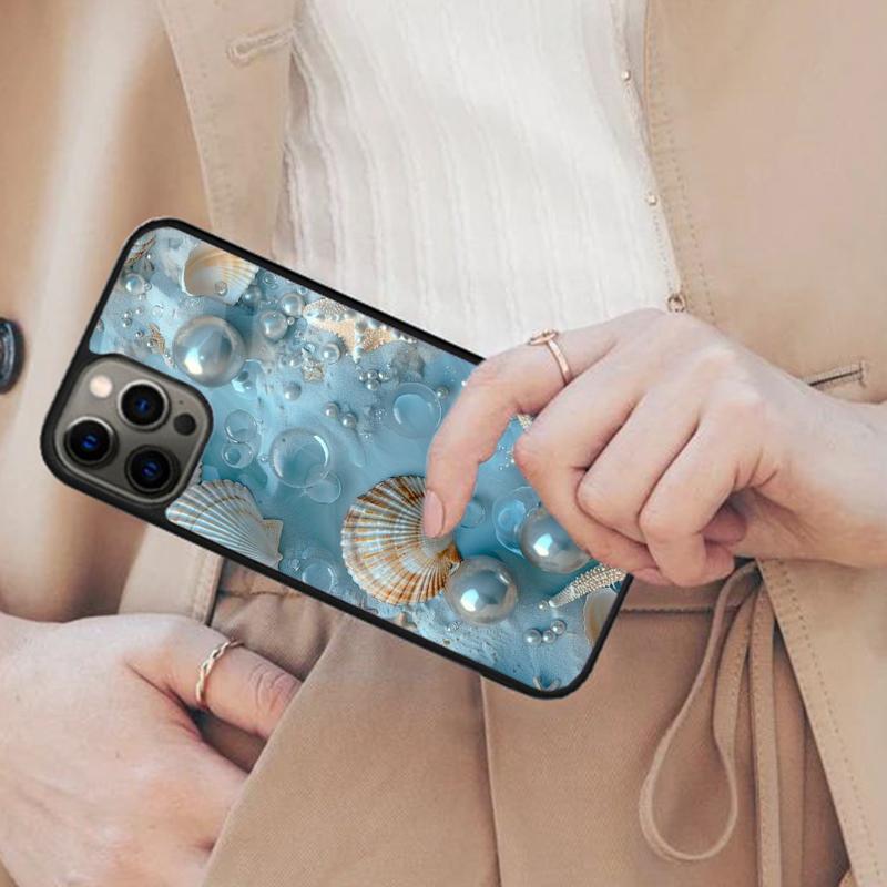 Sea Shell Seashells Magnetic Phone Case For APPLE iPhone 17 Air 16 14 13 12 Pro Max 15 Plus Wireless Charge With MagSafe Cover