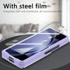 Samsung Z Fold7 Cross-Border Wristband Card Holder Case - Skin-Feel PC Shell with Integrated Film for Z Fold6