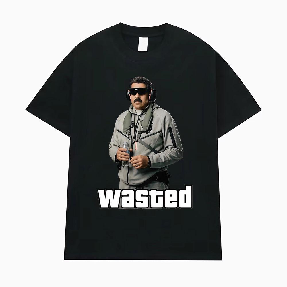 Maduro capitán Venezuelan camiseta Freedom camiseta casual camiseta de Unisexga corta moda retro S