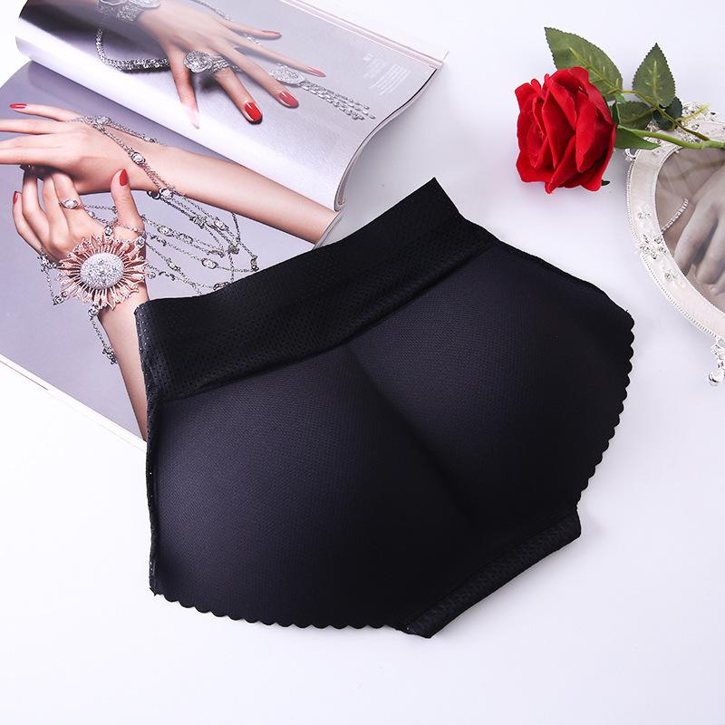High-Waist Seamless Padded Buttocks Enhancer with Breathable Abdomen Support for Women