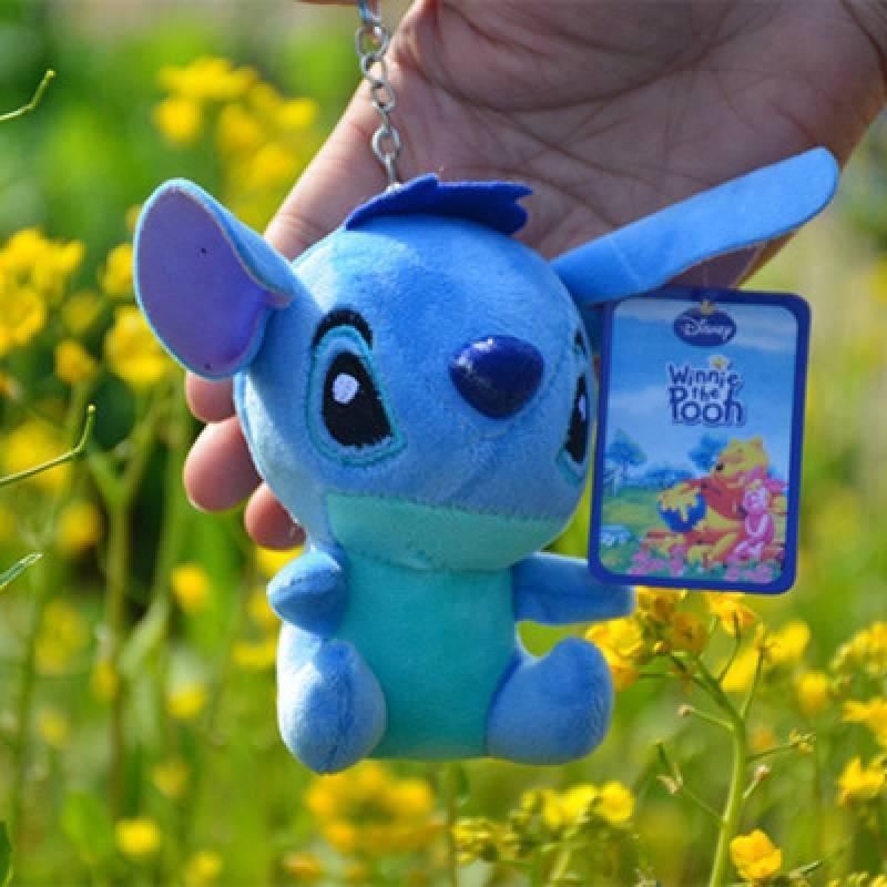 

Adorable Cartoon Winnie The Pooh Keychain Plush Toy For Backpacks And Bags Stitch