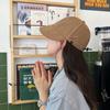 Fashion Solid Color Duckbill Hat for Women Summer Quick Drying Drawstring Wide Brim Sunshade Cap Girl Casual Outdoor Hat