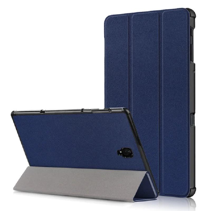Case For Samsung Galaxy Tab A 10.5 inch T595 T590 Hard PC Back Trifold Tablet Funda For Samsung Tab A 10 5 SM-T590 SM-595 Case