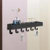 Key Holder Wall Mount Shelf Hat Rack Coat Hook Cloth Hanger for Bedroom Living Room