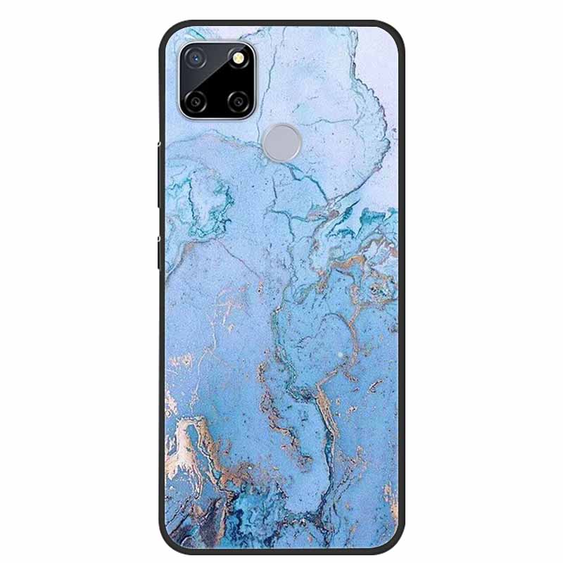 Für Realme C25 Hülle Marmor Silikon TPU Weiche Abdeckung Handyhülle Für OPPO Realme C25S C25 S Funda Stoßfest Coque RMX3191 Capa