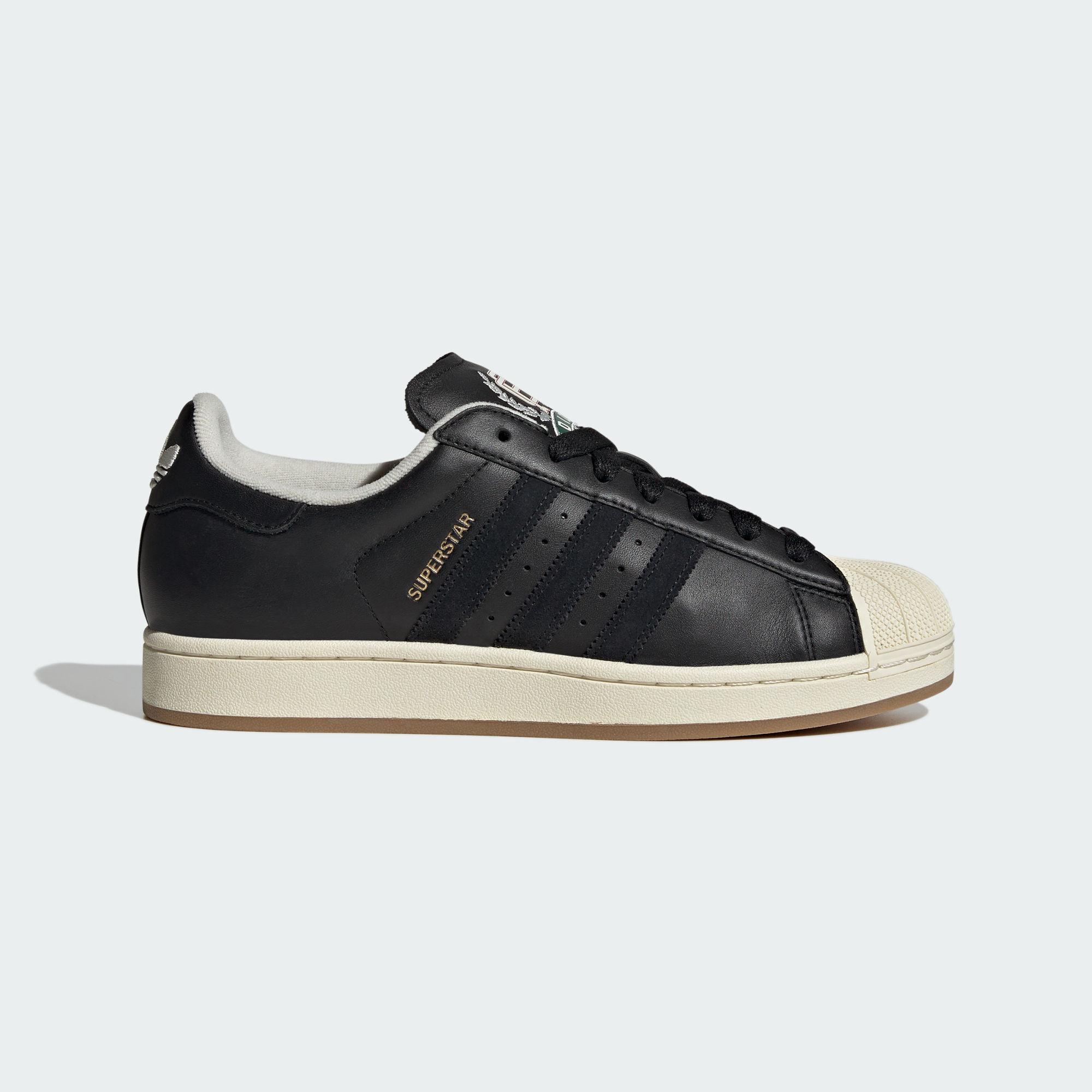 Adidas Originals Superstar 2 Skateboard Shoes Unisex Black 43