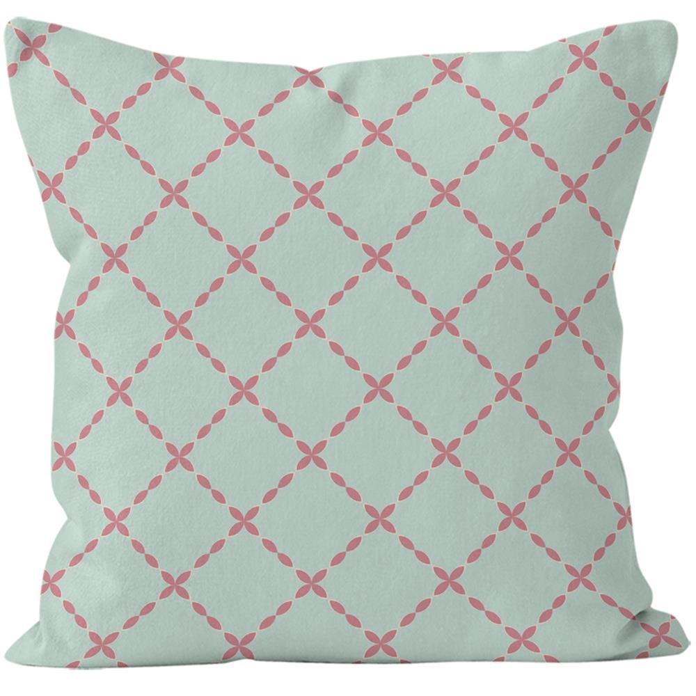 Simple Geometric Retro Pillowcase Dormitory Decoration Office Living Room Home Pillowcase