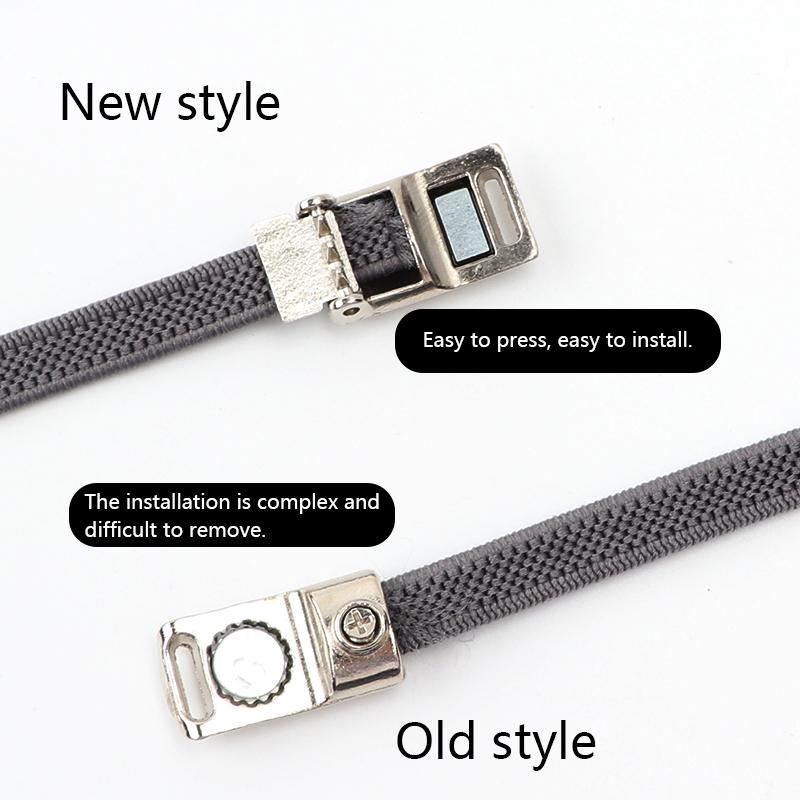 1 Pair No tie Shoelaces Magnetic Lock Elastic Shoe Laces For Kids and Adult Sneakers for Shoelace Flat Rubber Bands Shoestrings