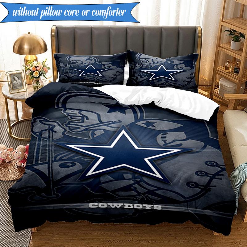 American Flag Cowboys 3pcs Bedding,Including 1pc Duvet Cover And 2pcs Pillowcases Perfect for Christmas,Ideal for Bedroom, Dormitory