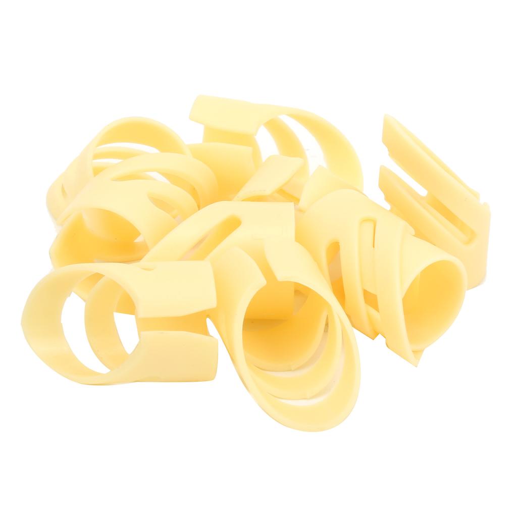 12Pcs Finger Pick Guitar Fingertip Protectors Thumb Forefinger Stringed Instrument Fitting
