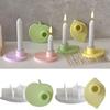 Reusable Silicone Mold Nonstick Candle Bases Moulds Fruit Shape Hand-Making Supplies Suitable for Making Home Decoration
