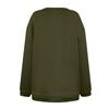 Women's Casual Fashion RoundNeck Pullover Top Winter Color Plush Sweatshirt