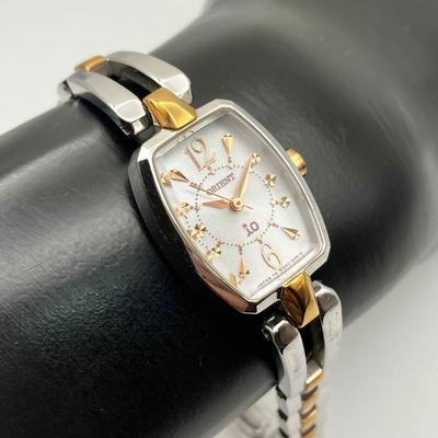 Used Working Beautiful Condition ORIENT Io Ladies Solar Watch, Bi-color, Diamond, Orient