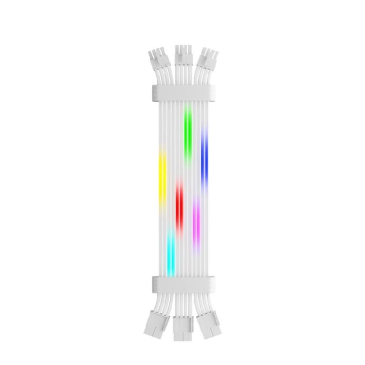 Decorative ARGB 8Pin GPU Power Extension Cable Wireless Lighting Control Durability ARGB Light Strips For PC Builds
