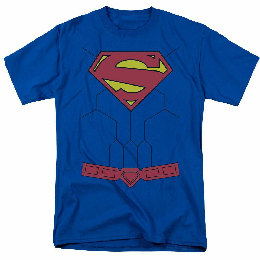 26 Superman New 52 Torso T Shirt Mens Licensed Clark Kent DC Comic Tee Royal Blue Unisex T-Shirt M