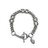 Dazzling Club Silver Ball Chain Bracelet