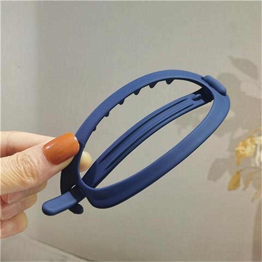Top Clip Frosted Duckbill Clip Clamps Ponytail Holder Headwear Hair Claws  For Women Girls